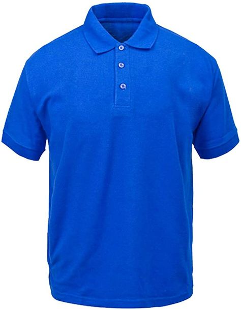 Mens Polo Pique Shirt Short Sleeve Plain T-Shirt Classic Collared Sports Golf Tennis Sportswear Leisure Gents T Top Shirts Active Casual Gym Work Summer T Shirt Tee Top Size XS-4XL (Royal Blue, 2XL) : Amazon.co.uk: Clothing Blue Polo Shirt Outfit Women, Birth Colors, Plain Polo Shirts, Polo Shirt Outfits, Pique Shirt, Mens Polo T Shirts, Shirt Folding, Blue Polo Shirt, Plain T Shirt