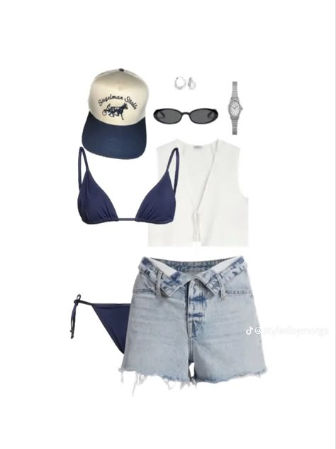 Boat Day Outfit, Boat Day, Outfits For Mexico, Outfits Polyvore, Boating Outfit, Beach Wear Outfits, Summer Lookbook, Summer Fashion Outfits, Girly Outfits