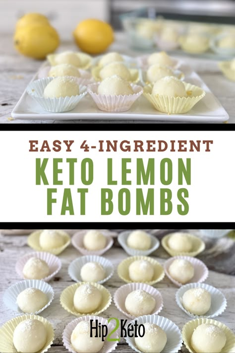 Keto Lemon Coconut Balls, Keto Lemon Balls, Key Lime Keto Fat Boms, Lemon Cheesecake Keto Fat Boms, Easy Keto Easter Desserts, Keto Lemon Truffles, Keto Fat Bomb Dessert Easy, Lemon Keto Dessert, Cheesecake Fat Balls Keto