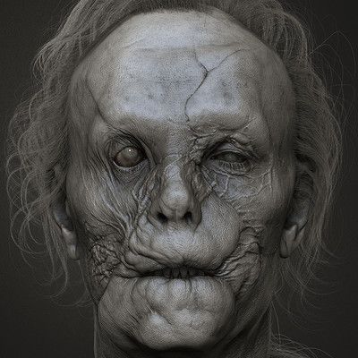 ArtStation - Lycan Elder, adam skutt Mason Verger, Fx Makeup, Oc Ideas, Drawing Inspo, Cthulhu, Creature Design, Horror Art, Zbrush, 그림 그리기