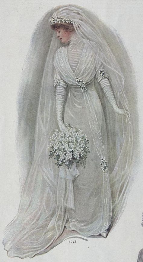 1912 Antique Wedding Dresses, Edwardian Wedding, Vintage Wedding Photos, Beautiful Beach Wedding, White Wedding Dress, Victorian Wedding, Antique Wedding, Wedding Gowns Vintage, A Wedding Dress