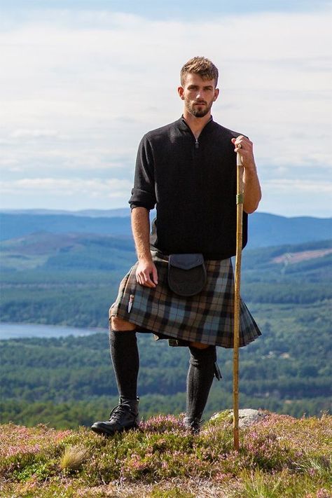 Hot Scottish Men, Scottish Men, Scottish Man, Kilt Outfits, Great Scot, Never Compromise, Tartan Kilt, Men In Kilts, A Stick