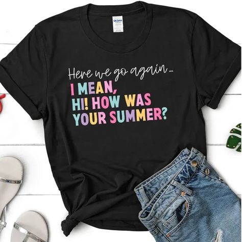 This Gender-Neutral Adult T-shirts item by InspireSleepRepeat has 3 favorites from Etsy shoppers. Ships from Charlotte, NC. Listed on Jul 29, 2022 Back To School Funny, Secretary Gifts, School Secretary, Office Shirt, Teaching Shirts, Here We Go Again, School Staff, The Office Shirts, Teacher Style