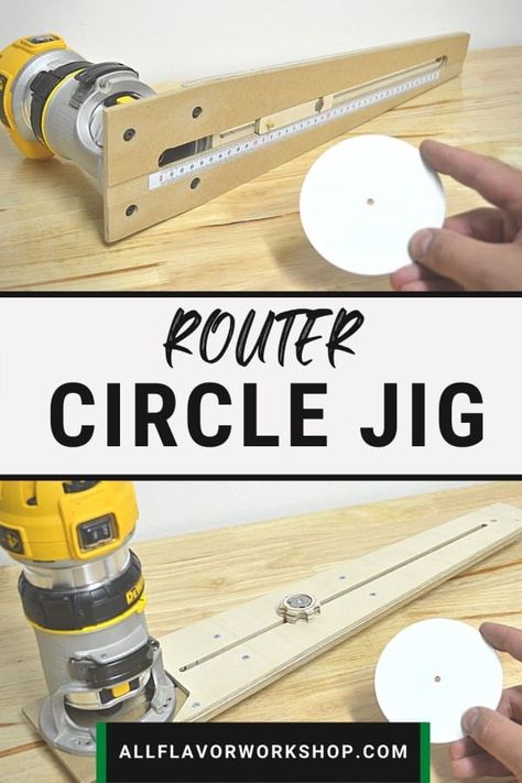 Woodworking Jigs Homemade, Circle Jig, Woodworking Beginner, Router Table Plans, Router Jigs, Diy Router Table, Woodworking Jig Plans, Jigsaw Projects, Diy Router