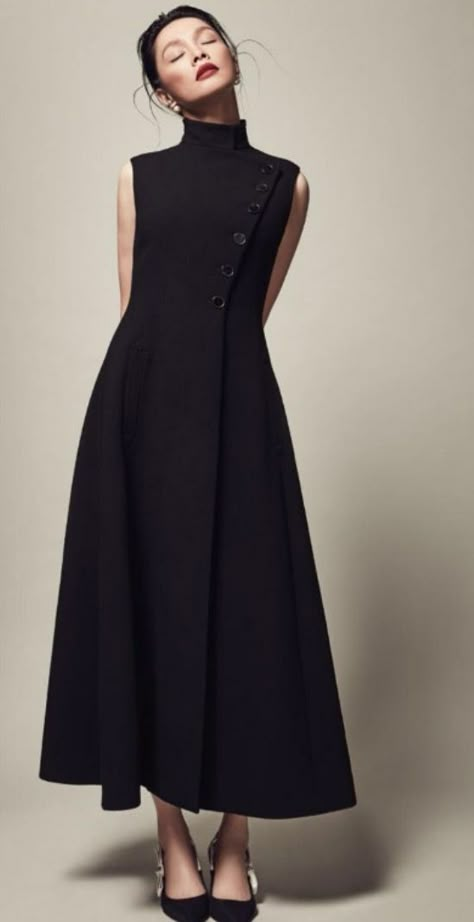 Prom Dresses Black, 가을 패션, Dresses Black, Long Maxi, Looks Style, Mode Inspiration, Classy Dress, Look Fashion, Modest Fashion