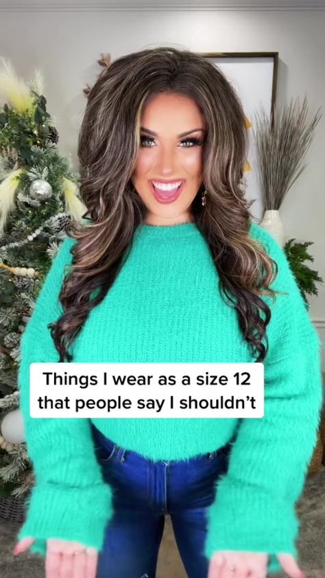 A MIDSIZE fashion TikToker has revealed the things people tell her she shouldn’t wear, as a US size 12, which is a UK 16. One of the women behind The Willow Boutique, a high-quality size inclusive clothing brand, has posted to TikTok revealing the things people have told her she shouldn’t wear. However, she adds […] How To Dress Size 12 Women, Plus Size Post, Size 12 Outfits, Size 16 Fashion, 16 Outfits, Midsize Fashion, Plain White Tee, Plain Outfits, Over 50 Womens Fashion