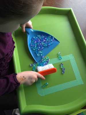 Montessori-Inspired Sweeping Activities Teacch Activities, Life Skills Class, Practical Life Activities, Life Skills Classroom, Teaching Life Skills, Special Education Activities, Montessori Practical Life, Classroom Materials, Montessori Toddler Activities