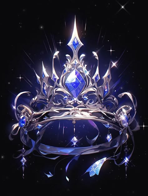 Fantasy Jewelry Magic, King Of Dreams, Crown Art, Badass Outfit, Anime Items, Magical Items, Anime Jewelry, Fantasy Props, Crown Tiara