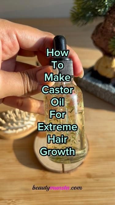 Diy Hair Growth Oil, Hair Growth Oil Recipe, Hair Oil Recipe, Diy Hair Oil, Stop Hair Breakage, Castor Oil For Hair Growth, Hair Growth Foods, Extreme Hair Growth, Oil For Hair Growth