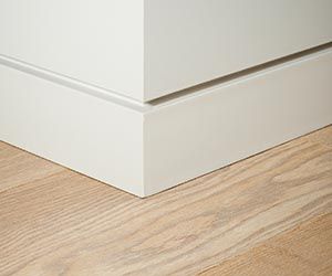 Large simple skirting board, The Moulding Shop SA Modern Baseboards, Floor Skirting, Baseboard Styles, Modern Trim, Shadow Gap, Baseboard Trim, Skirting Boards, Modern Door, Interior Floor