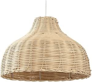 ARRBRR E27 Rattan Woven Pendant Lighting, 13.4" Dome Farmhouse Rattan Hanging Lamp for Kitchen Island Dining Room Bedroom Woven Wicker Pendant Light Lamp For Kitchen, Wicker Pendant Light, Lamps For Kitchen, Kitchen Island Dining Room, Island Dining Room, Kitchen Island Dining, Island Dining, Dining Room Bedroom, Light Pendant