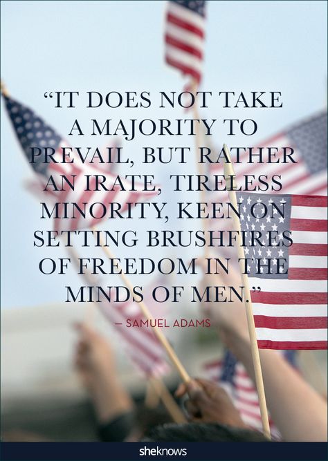 25 patriotic quotes that will make you proud of America: Red, white and blue Founding Fathers Quotes, America Quotes, Patriotic Quotes, Patriotic Pictures, American Quotes, Samuel Adams, Freedom Quotes, Movies Quotes, 25th Quotes