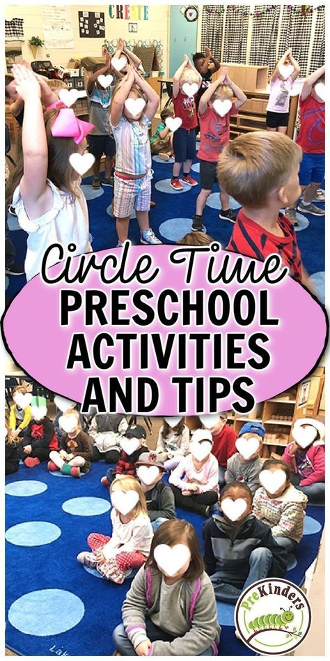 These preschool circle time ideas, tips, and activities from PreKinders will help the circle time in your classroom flow smoothly. Learn about managing sitting duration, posture, and engaging activities during circle time. Also, learn about challenges you may face and strategies to make your circle time flow smoothly. Check out these tips and ideas for your preschool circle time today! Carpet Time Activities Preschool, Circle Time Props For Preschool, Interactive Circle Time Preschool, Preschool Circle Time Games, Closing Circle Activities, Large Group Activities Preschool, Time Preschool Activities, Circle Time Games For Preschool, Montessori Circle Time