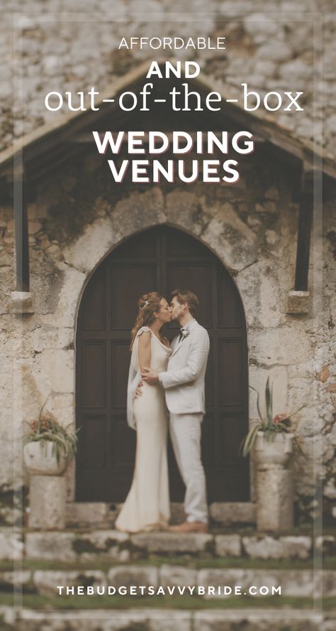 Are you looking for a cheap or free wedding venue? Check out these unique and affordable ideas! Simple Wedding Locations, Most Affordable Wedding Venues, Unique Wedding Location Ideas, Unique Venue Ideas, Cheap Venue Ideas Wedding, Creative Wedding Venue Ideas, Free Wedding Venue Ideas, Cheapest Wedding Venues, Small Affordable Wedding Ideas