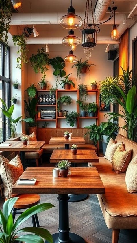 7 Fresh Ideas for Coffee Shop Interior Design to Inspire Your Next Project Urban Coffee Shop Design, Cafe Space Design, Cosy Coffee Shop Interiors, Internet Cafe Design Ideas, Coffee Shop Kitchen Layout, High End Coffee Shop, Student Coffee Shop, Cafe Table Design Coffee Shop, Coffee Shops Aesthetics