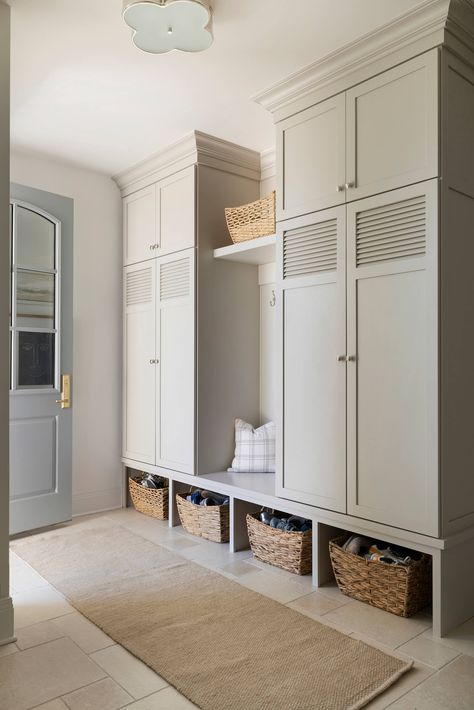 Bria Hammel Interiors, Pantry Lighting, Bria Hammel, House Mediterranean, White Marble Floor, Condo Loft, Mud Rooms, Hearth Room, Laundry Mud Room