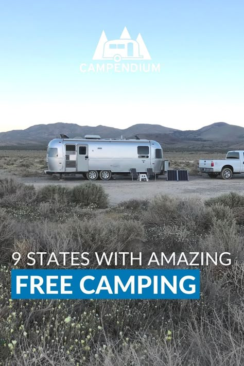 9 States With Amazing Free Camping Free Rv Camping Sites, Boondock Camping, Boondocking Rv, Boondocking Camping, Rv Boondocking, Cheap Camping, Road Trip Camping, Rv Camping Tips, Rv Trip