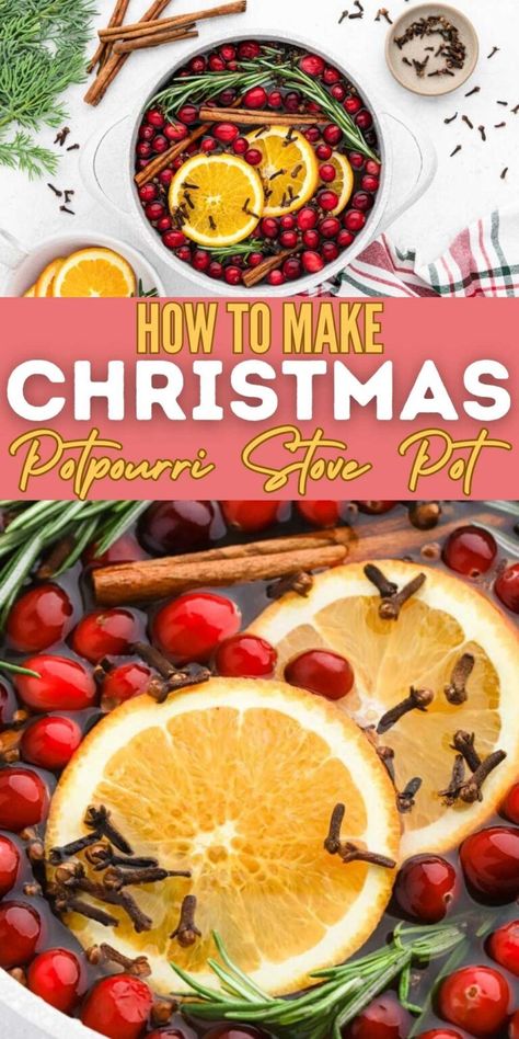 Christmas Potpourri Stove Top Recipe - Eating on a Dime