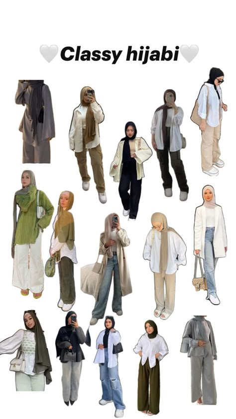 🤍🤍🤍 Modest Outfits Muslim Casual, Cute Hijabi Outfits, Modest Outfits Muslim, Muslimah Fashion Casual, Outfits Muslim, Stylish Outfits Casual, Estilo Hijab, Stile Hijab, Modest Casual Outfits