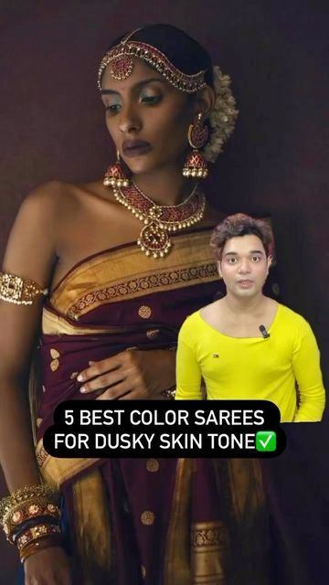 Dusky Skin Bridal Saree, Bridal Lehenga For Dusky Skin, Indian Dusky Skin Makeup, Bridal Saree For Dark Skin Tone, Wedding Saree For Dark Skin Tone, Bridal Saree For Dusky Skin Tone, Dark Skin Colour Clothes, Lehenga For Brown Skin Tone, Sarees For Dusky Skin Tone