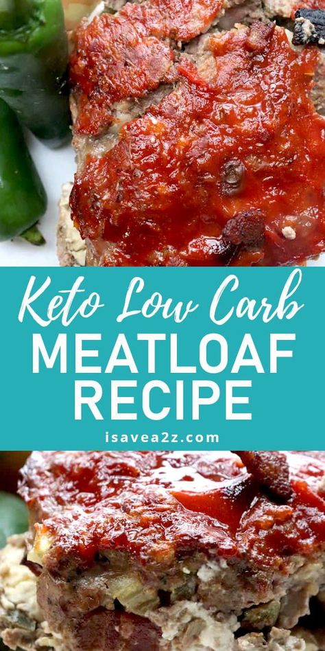 I promise you this is the BEST KETO MEATLOAF Recipe on the internet! This recipe is an exact duplicate of grandmas famous meatloaf recipe but without all the sugar, carbs or guilt! Its a must try! My family LOVES it! Keto Meatloaf Recipes, Ground Beef Low Carb, Meatloaf Recipe Easy, Beef Low Carb, Easy Gluten Free Dinner, Keto Meatloaf, Low Carb Ketchup, Low Carb Meatloaf, Oven Meals