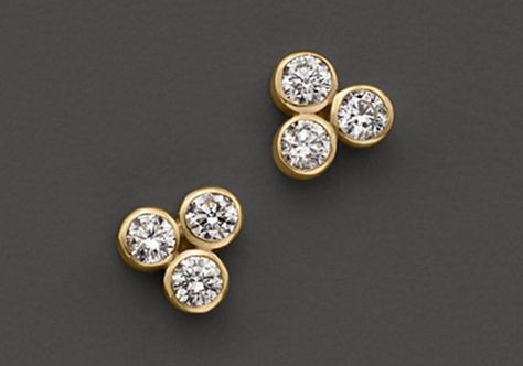 Diamond Ear Studs, Mens Diamond Stud Earrings, Long Diamond Earrings, Earrings Bride, Gold Earrings Indian, Art Jewelry Design, Fancy Earrings, Bride Earrings, Bangles Jewelry Designs