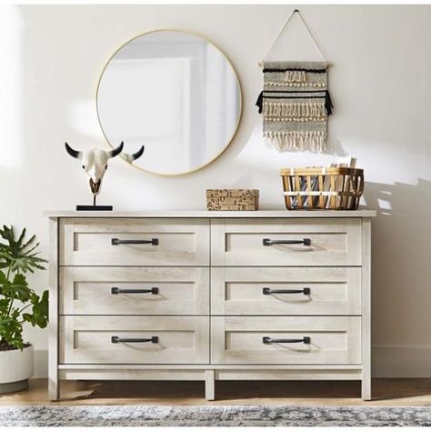 10 Best Dresser Accessories and Decor Ideas 2021 | HGTV Modern Farmhouse Dresser, Foral Dress, Farmhouse Dresser, White Dresser, Dress To Impress Outfits, Chests Of Drawers, Modern Dresser, Bedroom Furniture Dresser, Dresser Decor