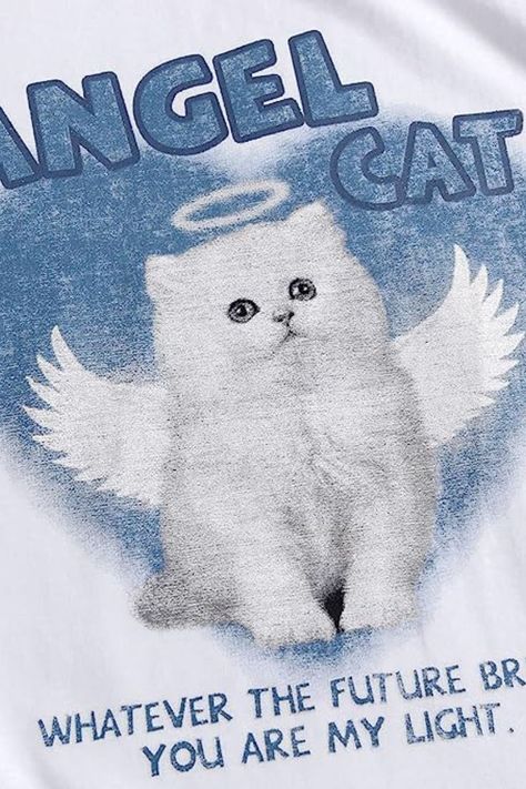 Cat Angel, White And Black Cat, Cat Themed Gifts, Knitted Cat, Angel Cat, Lovely Cat, Cat Hoodie, Animal Graphic, Cat Top