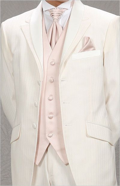 White And Pink Groom Suit, White And Pink Mens Suit, White Tux Pink Tie, Ethereal Suits For Men, Formal Wedding Suits Men, Pink And White Suit Men, White Suit With Pink Tie, Fairytale Wedding Tuxedo, Pink Tuxedo Men Wedding