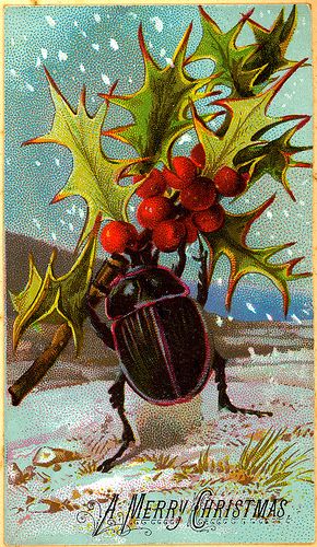 Victorian card Yule Cards, Weird Christmas, Victorian Christmas Cards, Victorian Cards, Christmas Season Greetings, Creepy Christmas, Card Inspo, Arte Inspo, Victorian Christmas