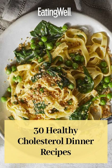 Low Cholesterol Recipes Dinner, Cholesterol Friendly Recipes, Low Fat Dinner Recipes, Help Lower Cholesterol, Low Fat Dinner, Low Cholesterol Diet, Low Cholesterol Recipes, Sunday Dinner Recipes, High In Fiber