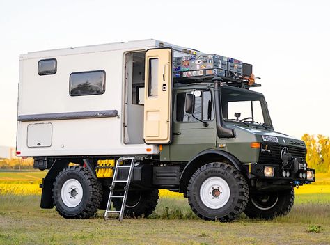 For Sale: The Wabi-sabi Overland Unimog Camper Unimog Camper Expedition Vehicle, Unimog For Sale, Unimog Camper, Mercedes Unimog, Camper Truck, Adventure Car, Mercedes Benz Unimog, Desert Dunes, Daimler Benz