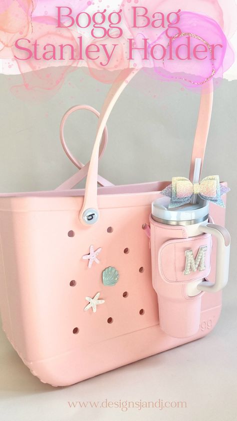 Bog Bag Ideas, Bogg Bag Aesthetic, Bogg Bag Gift Basket, Bogg Bag Charms, Bogg Bag Accessories, Fancy Cup, Tumbler Holder, Cheer Bag, Purse Insert