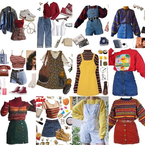 Cute 80s Fashion, Retro 1980s Fashion Outfit, Retro Outfits For Women 90s, 80s Outfits Women 1980s Style, Throwback Aesthetic Outfits, Cute 80s Outfits Party Retro, Retro Outfits 80s Style Women Party, Funky Outfits For Women 70s, Retro Inspired Outfits 80s