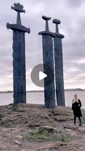 Nordic Sisterhood on Instagram: "Sverd i fjell, Norway ⚔️ @cattha_ttv" Nordic Sisterhood, Stavanger, Norway, Monument, On Instagram, Instagram