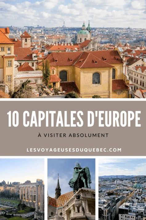 L’Europe vous attire et vous désirez découvrir des villes parmi les plus belles au monde? Cet article vous donnera plusieurs idées de capitales européennes incontournables. Voici donc 10 capitales européennes à visiter au moins une fois dans sa vie. #capitaleseuropéennes #voyage #europe #quevoireneurope City Trips Europe, Road Trip Europe, Voyage Europe, City Trip, Road Trip, Travel