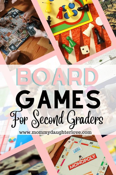 Board Games for Second Graders in Homeschool. Are you looking for some Christmas gifts for your kids? Check out the top board games for second graders today! Games For 2nd Graders, Homeschooling 2nd Grade, Mommy Daughter Activities, Mother Daughter Trips, At Home Activities For Kids, Home Activities For Kids, Top Board Games, Board Games For Two, Worksheets For Elementary