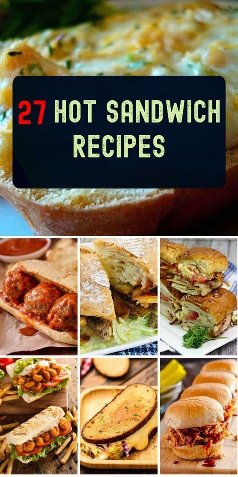 Warm up on cold days with these delicious hot sandwich recipes. From classic combinations to creative twists, there's something for everyone!