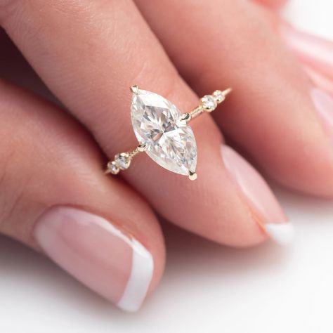 Milgrain Ring, Future Engagement Rings, Engagement Rings Marquise, Dream Engagement, Dream Engagement Rings, Gold Wedding Rings, Vintage Engagement, Diamond Solitaire Rings, Dream Ring