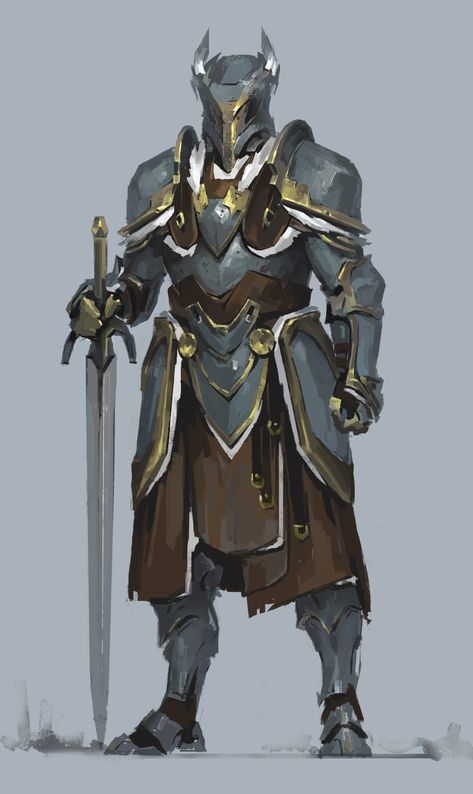 Owl Knight, Character Hair, Armor Drawing, Warrior Concept Art, Knight Art, Knight Armor, Dungeons And Dragons Characters, Dnd Art, Medieval Armor