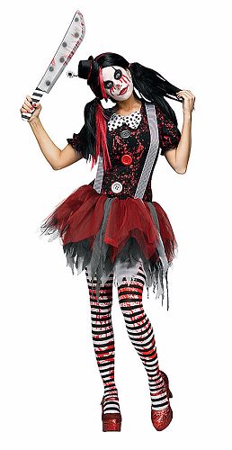 The Spooky Vegan: Spirit Halloween 2016 Costumes I Would Actually Wear Scary Clown Costume, Clown Costume Women, Horror Clown, Clown Halloween Costumes, Killer Clown, Clown Clothes, Clown Halloween, Horror Costume, Plus Size Costume