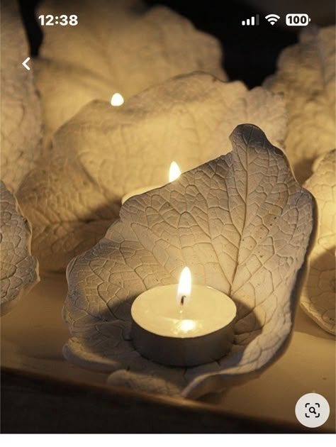 Clay Candle Holders, Clay Candle, Diy Air Dry Clay, Garden Houses, Air Dry Clay Projects, Pottery Handbuilding, Clay Diy Projects, Clay Crafts Air Dry, Diy Ceramic