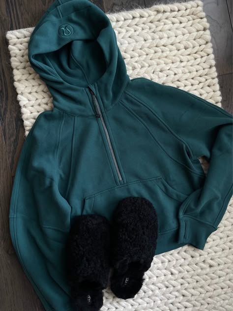 Lululemon Scuba Hoodie Outfit Lulu Quarter Zip Outfit, Lululemon Green Jasper, Scuba Oversized Half-zip Hoodie, Lulu Scuba Hoodie Outfit, Lululemon Scuba Half Zip Outfit, Scuba Hoodie Outfit, Lulu Wishlist, Lulu Hoodie, Half Zip Outfit