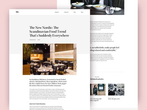 Article Page Layout Articles Page Web Design, Article Page Web Design, Blog Article Layout, Blog Article Web Design, Blog Page Layout, Minimal Web Design Landing Pages, Article Layout Design, Blog Article Design, Blog Design Layout