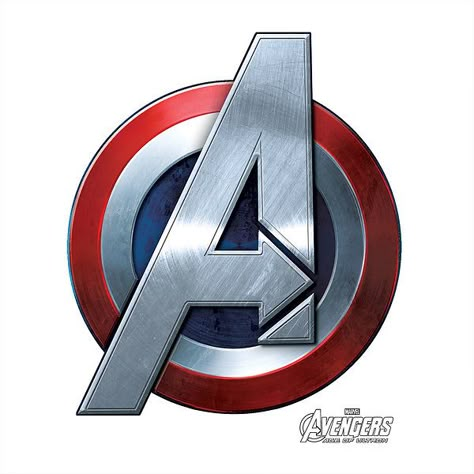 Logo Avengers, Captain America Logo, Avengers Cartoon, Avengers Captain America, Avengers Logo, Cake Templates, Baby Drawing, Superhero Theme, Graphic Artwork