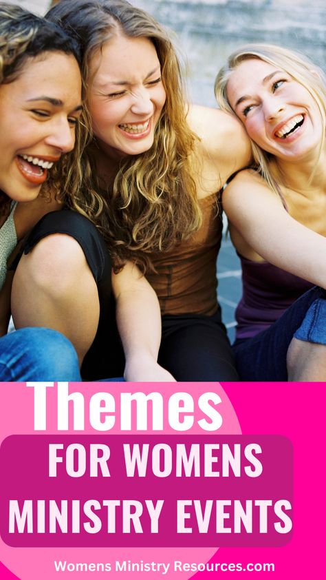 themes for womens ministry Womens Ministry Themes, Women’s Conference Ideas, Womens Meeting Ideas, Ladies Conference Themes, Themes For Women's Events, Christian Party Themes, Womens Fellowship Ideas Ministry, Christian Girls Night, Ladies Ministry Ideas