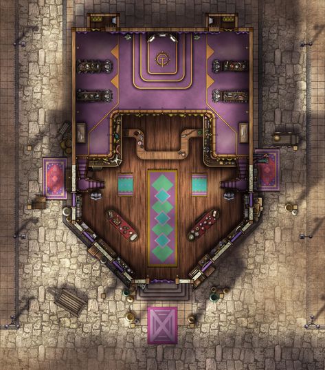 Legend of Vox Machina Battlemaps 01 - Bens Gloriosos de Gilmore | Tom Cartos no Patreon Dnd Buildings, Medieval Shop, Map Assets, Maps Rpg, Cartographers Guild, Legend Of Vox Machina, Dnd World Map, Fantasy Shop, Fantasy Town