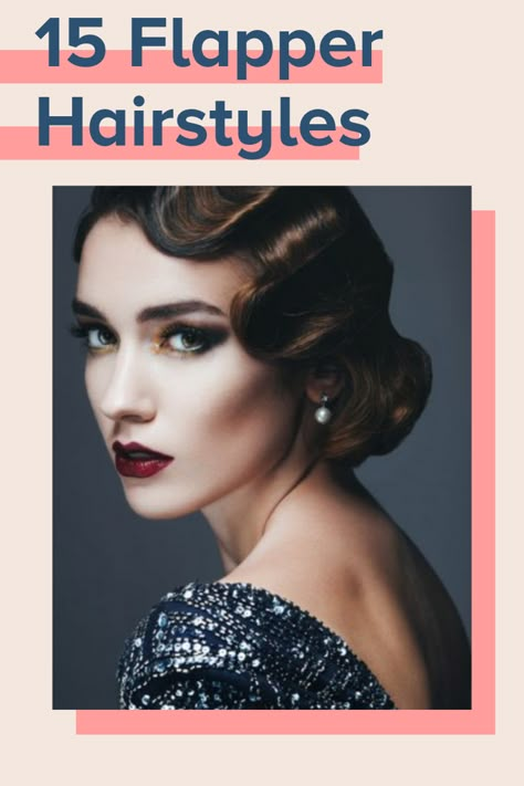 How To Do Flapper Hair Roaring 20s, 1920s Hair Flapper, Flapper Hairstyles For Curly Hair, 1920s Half Up Half Down Hair, Party 1920s Style, 1920s Hair Long Gatsby Flappers, 20s Hairstyles For Long Hair Tutorial, 20s Hairstyles Long Hair, 1920 Hairstyles For Short Hair