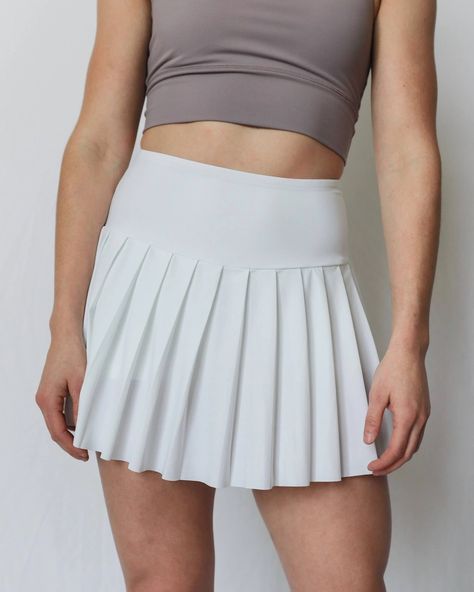 RESTOCKED!! Our Life Is Good - Tennis Skirt has been restocked in white! 😊✨ Tennis Skirt, Our Life, Life Is Good, Life Is, Tennis, Active Wear, Skirt, White