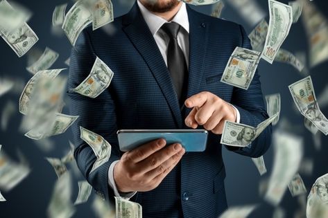 Online sports betting. a man in a suit i... | Premium Photo #Freepik #photo #business #people #technology #hand Suits Show, Creative Background, Business Video, Business Photos, Software Engineer, Sports Betting, Sports Activities, Book Making, Sport Event